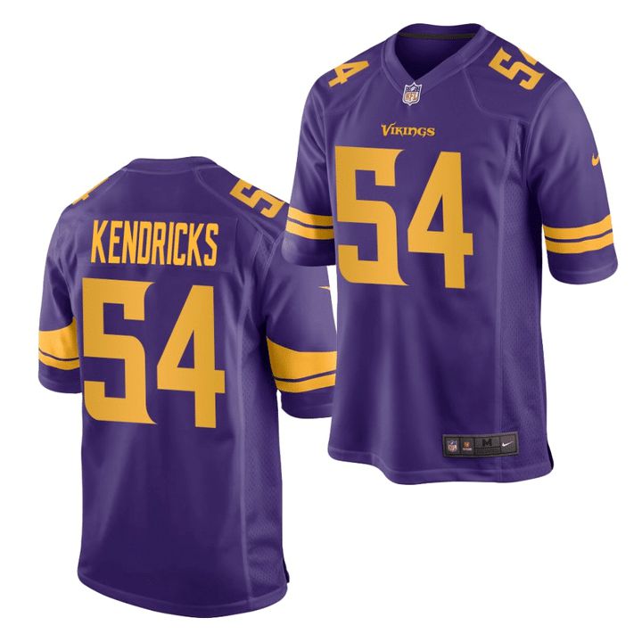 Men Minnesota Vikings 54 Eric Kendricks Nike Purple Game Alternate NFL Jersey
